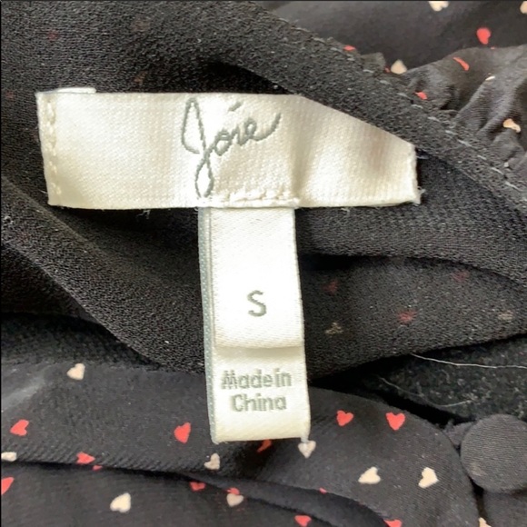 Joie Alithea Heart dress black Small - Picture 6 of 9